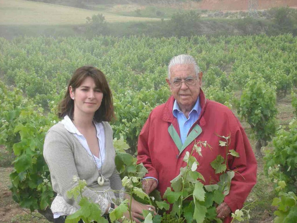 Foto en viñedo