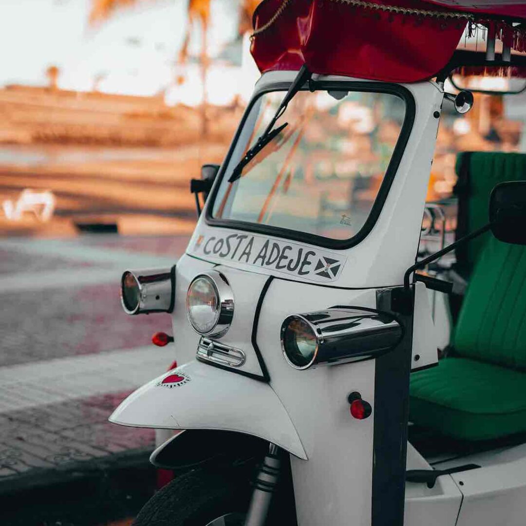 Tuk tuk para la experiencia por el sur de Tenerife
