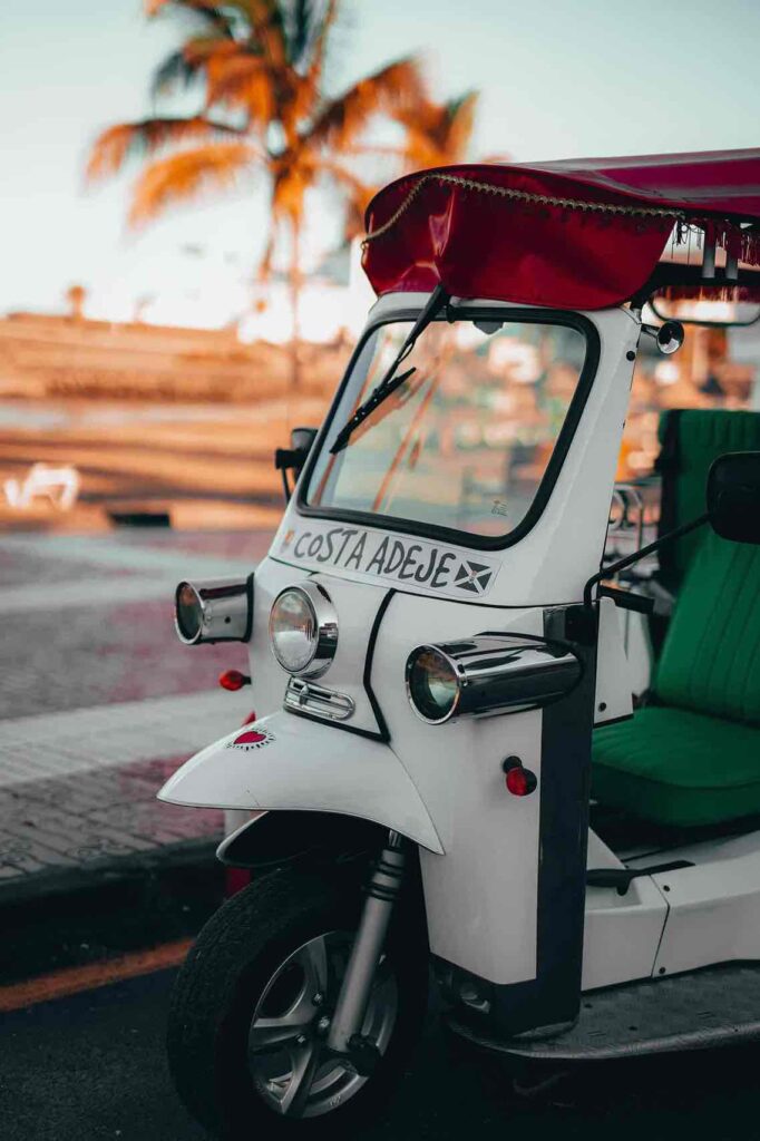 Tuk tuk para la experiencia por el sur de Tenerife