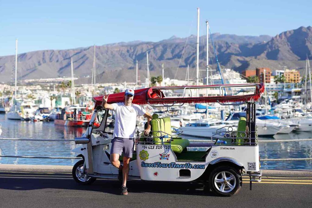 Guia en tuk tuk por Tenerife
