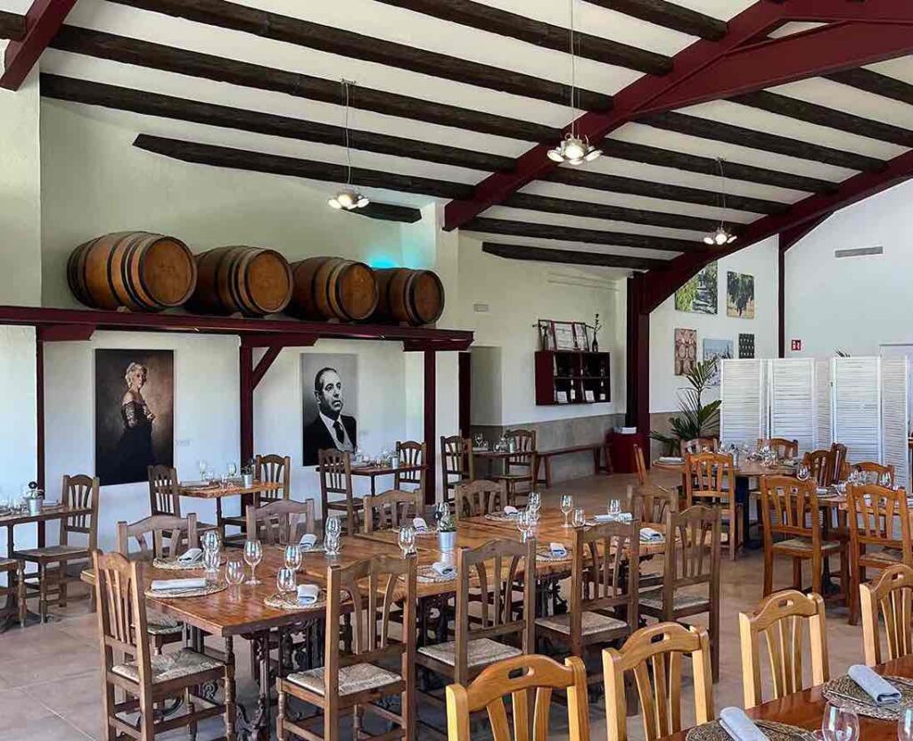 Restaurante en bodega