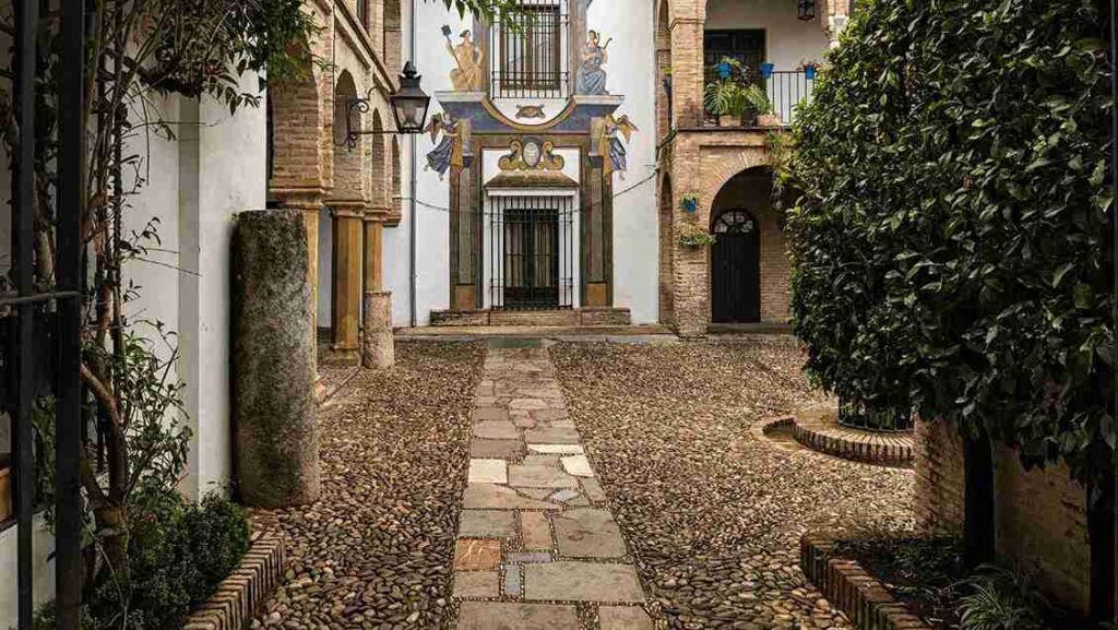 Pasillo bonito en la judería de Córdoba