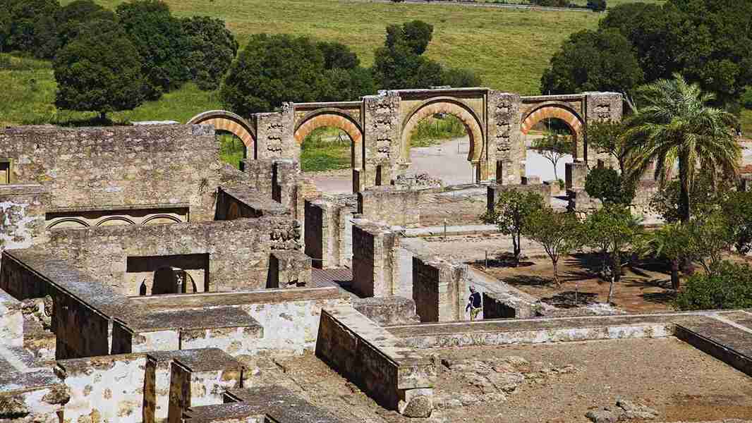 Medina Azahara vista desde arriba en Córdoba