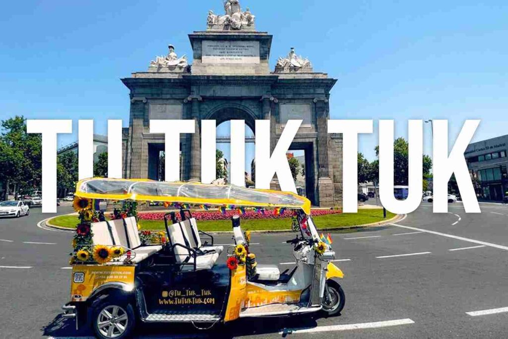 Tuk tuk en Madrid