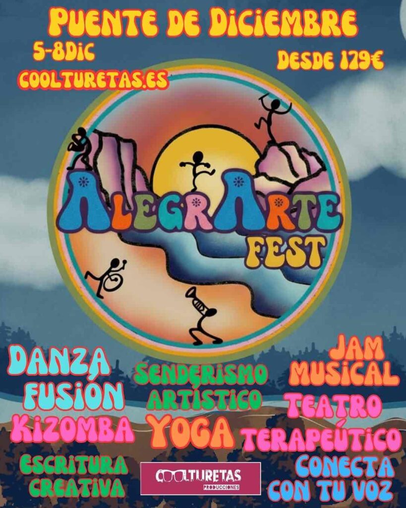 Cartel del Retiro de bienestar en Madrid