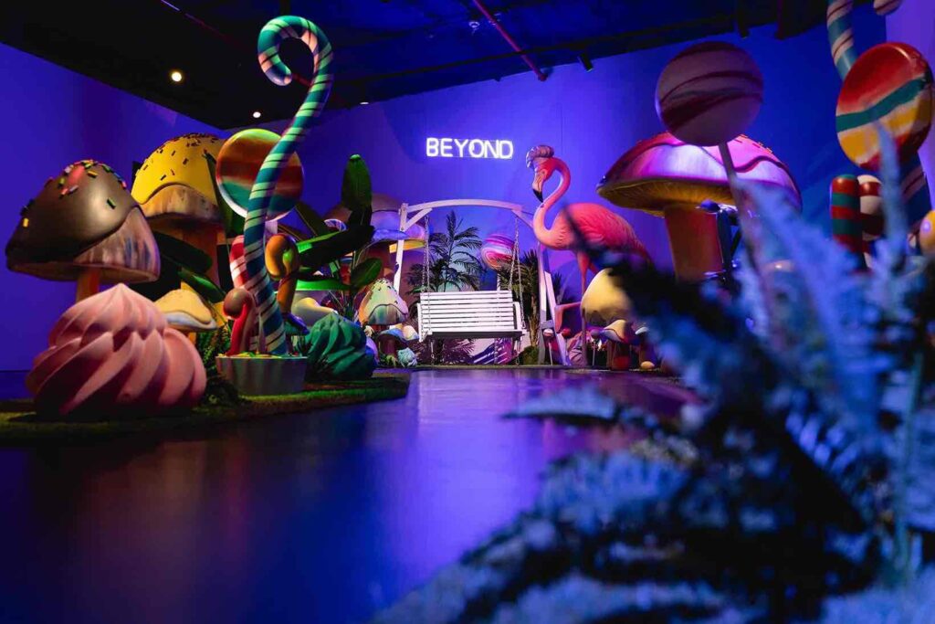 Interior del Sweet Space Museum en Madrid