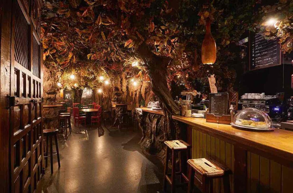 Bosque de las hadas en el museo de cera de Barcelona