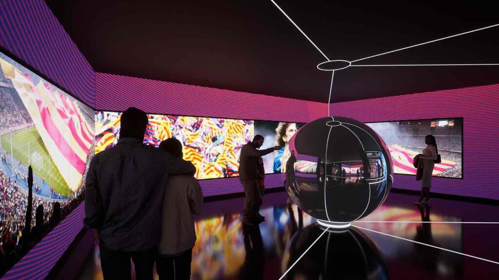 Tour inmersivo Barça (Dis)Connecting