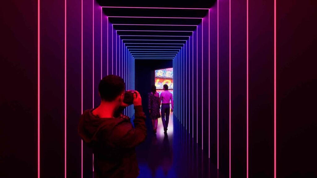 Fotografiando el tour inversivo (Dis)Connecting