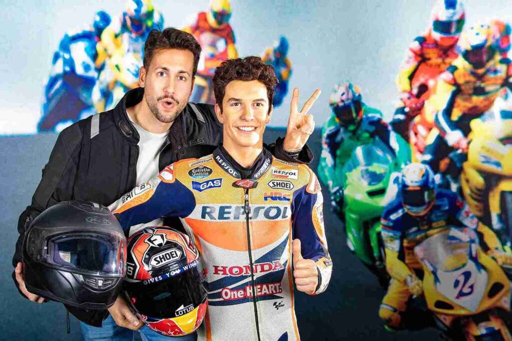 Foto con Marc Marquez en el museo de cera de Madrid