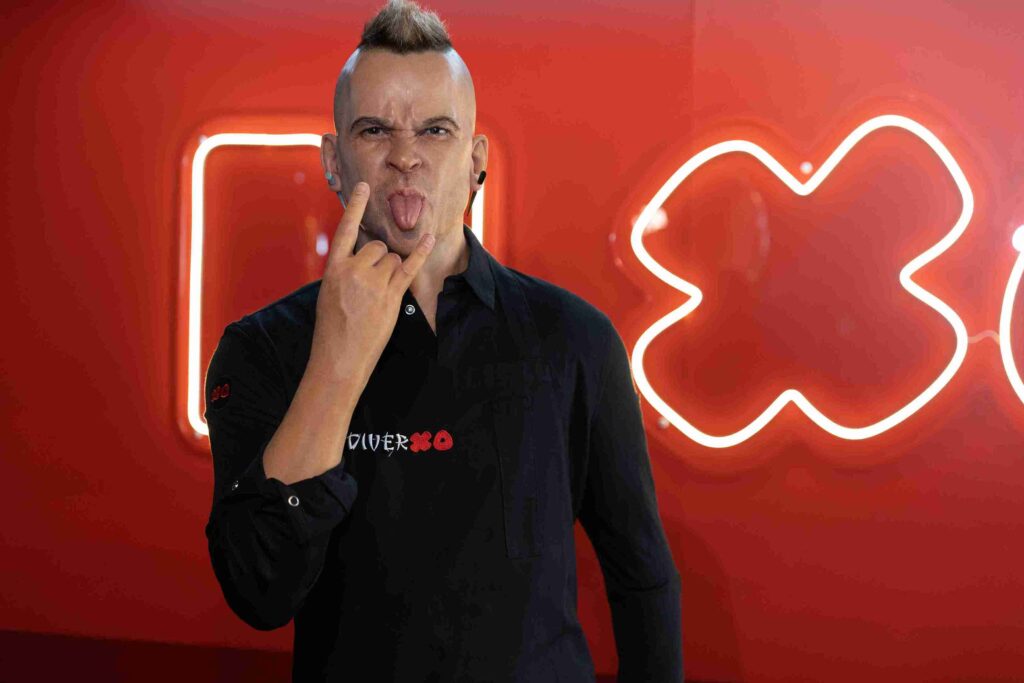 Estatua de cera del cocinero Dabiz Muñoz