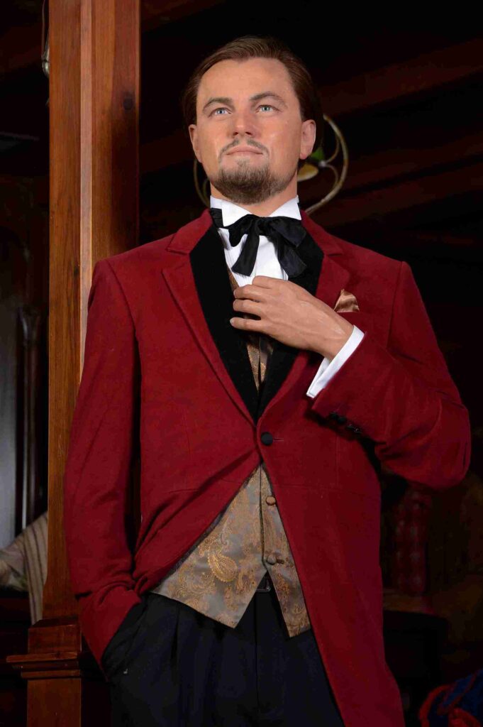 Leonardo di Caprio hecho de cera en el museo de Madrid de cera